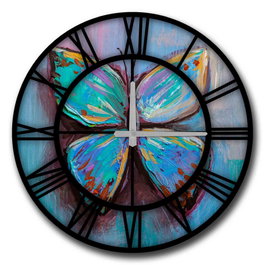 Wallity 5050MS-024 Reloj decorativo de MDF Multicolor
